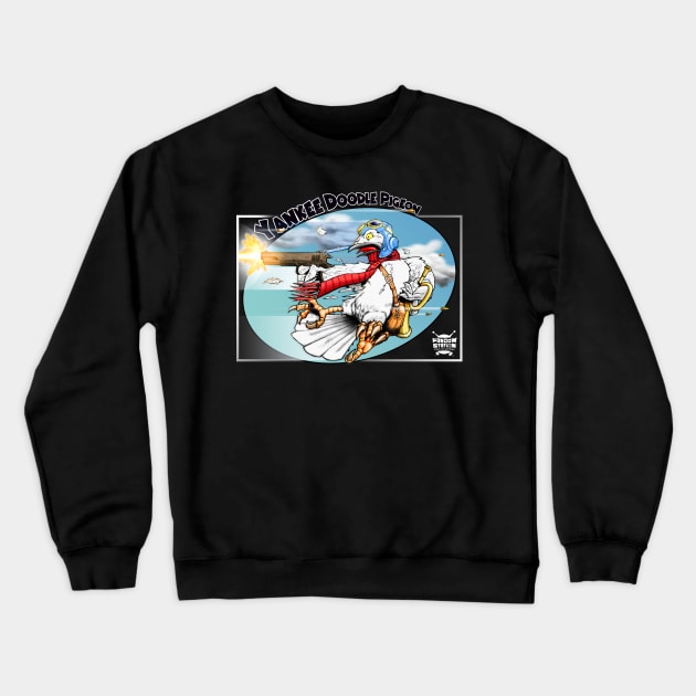 Yankee Doodle Pigeon Crewneck Sweatshirt by FandomStation